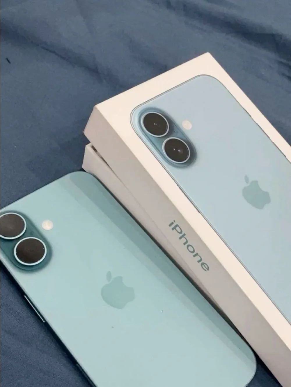 Apple iPhone in Light Blue - Dual-Camera Model